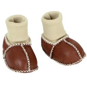 New leather, lined baby winter shoes Size 5
